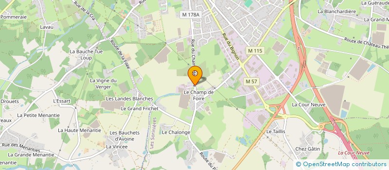 localisation de l'entreprise MONSIEUR PHILIPPE ORNH  LES SORINIERES