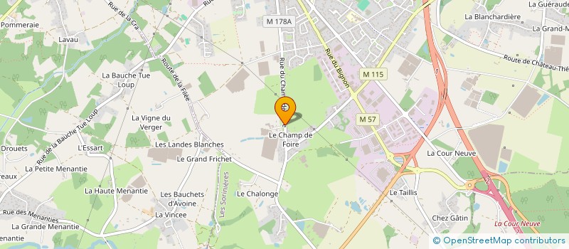localisation de l'entreprise MONSIEUR PHILIPPE ORNH à LES SORINIERES