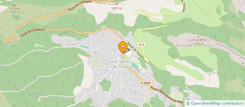 localisation de l'entreprise MONSIEUR PHILIPPE OROSCO à SAINT-VALLIER-DE-THIEY