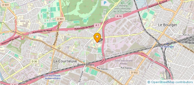 localisation de l'entreprise MONSIEUR PHILIPPE ORSELTI à LA COURNEUVE