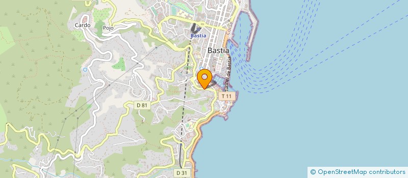 localisation de l'entreprise MONSIEUR PHILIPPE ORSINI à BASTIA