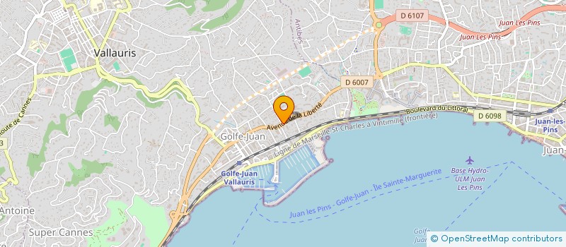 localisation de l'entreprise MONSIEUR PHILIPPE ORTS à VALLAURIS