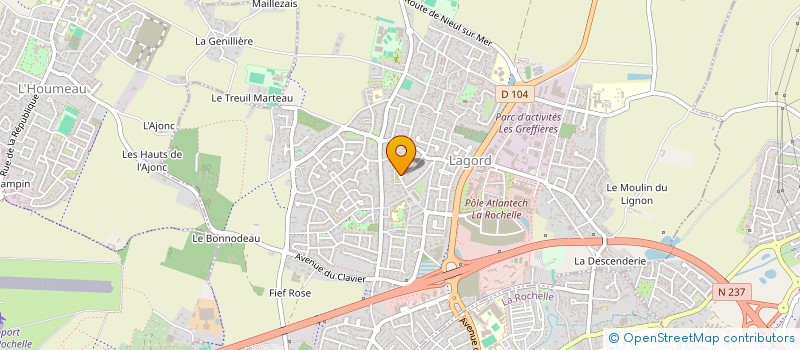 localisation de l'entreprise MONSIEUR PHILIPPE ORTUNO  LAGORD