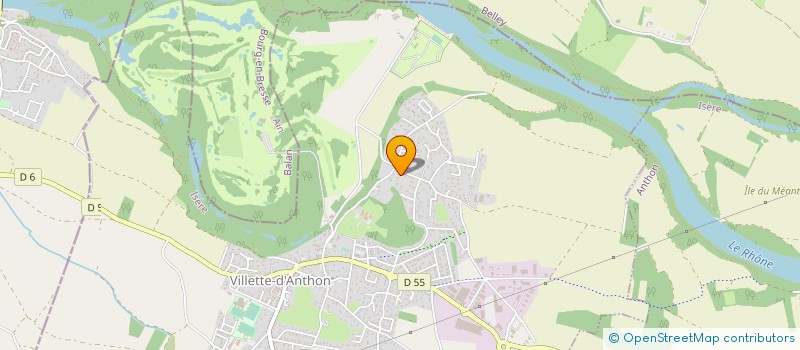 localisation de l'entreprise MONSIEUR PHILIPPE OSMONT  VILLETTE-D'ANTHON