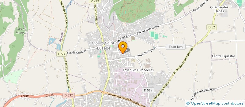 localisation de l'entreprise MONSIEUR PHILIPPE OTHOMENE  MOURS-SAINT-EUSEBE