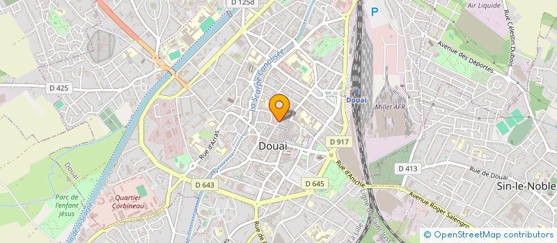 localisation de l'entreprise MONSIEUR PHILIPPE OWCZARCZAK à DOUAI