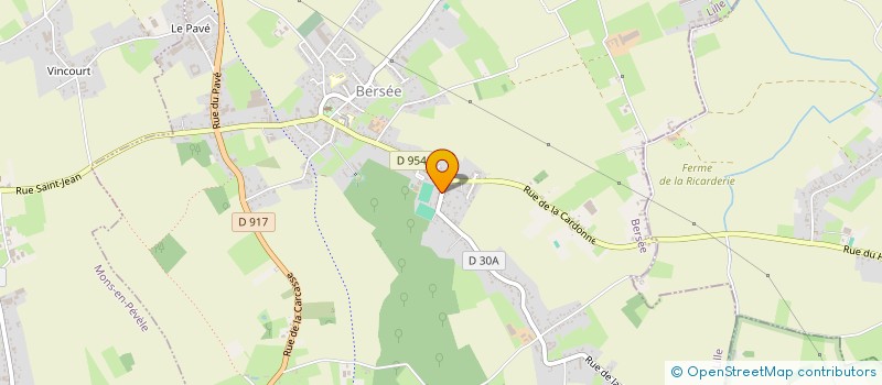 localisation de l'entreprise MONSIEUR PHILIPPE PACCOU  BERSEE