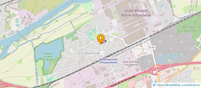 localisation de l'entreprise MONSIEUR PHILIPPE PACE  AUBERGENVILLE