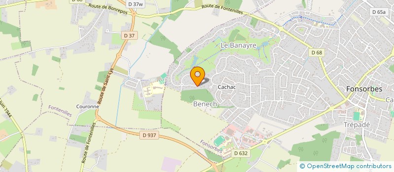 localisation de l'entreprise MONSIEUR PHILIPPE PADOVANI  FONSORBES