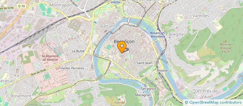 localisation de l'entreprise MONSIEUR PHILIPPE PAGOT à BESANCON