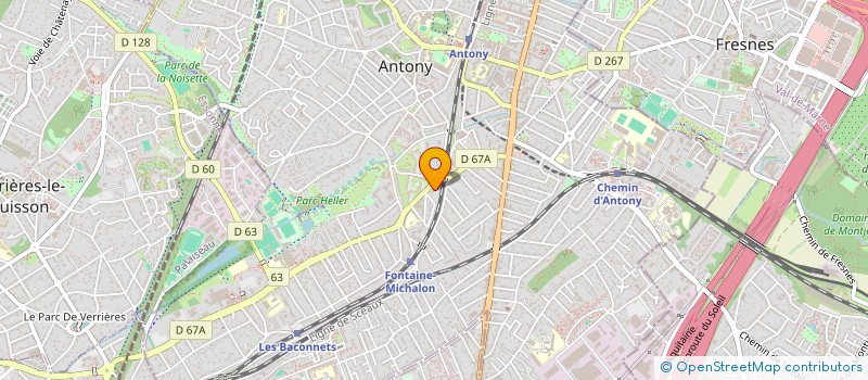 localisation de l'entreprise MONSIEUR PHILIPPE PAILLARD à ANTONY