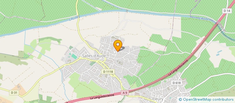 localisation de l'entreprise MONSIEUR PHILIPPE PAILLAS  SALLES-D'AUDE