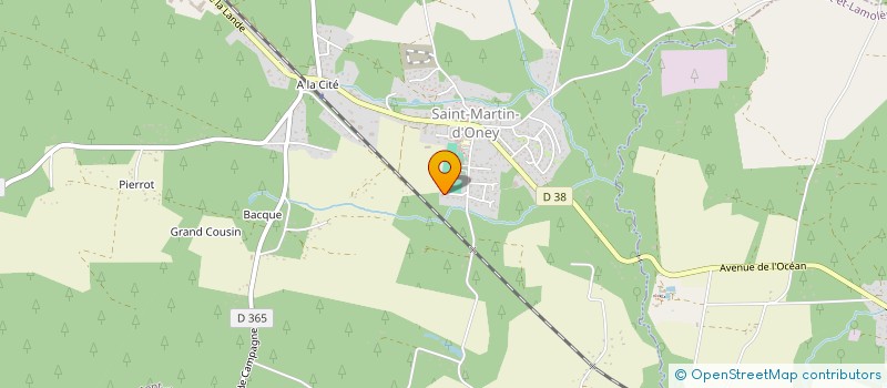localisation de l'entreprise MONSIEUR PHILIPPE PAILLE  SAINT-MARTIN-D'ONEY