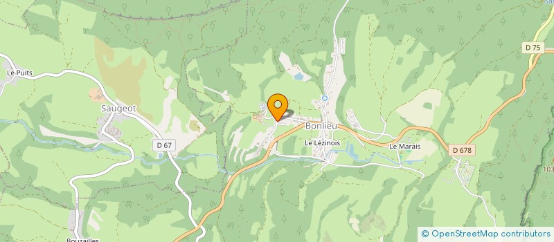 localisation de l'entreprise MONSIEUR PHILIPPE PAILLER  BONLIEU