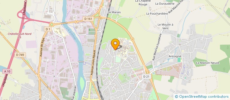 localisation de l'entreprise MONSIEUR PHILIPPE PAINEAU  CHATELLERAULT