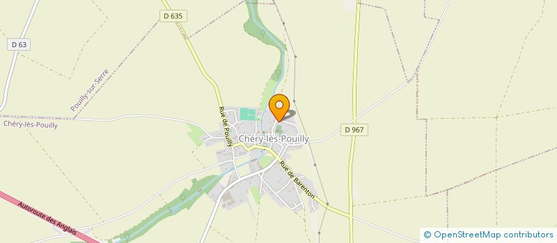 localisation de l'entreprise MONSIEUR PHILIPPE PAINVIN  CHERY-LES-POUILLY