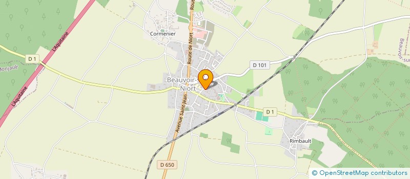 localisation de l'entreprise MONSIEUR PHILIPPE PAIRAUD  BEAUVOIR-SUR-NIORT