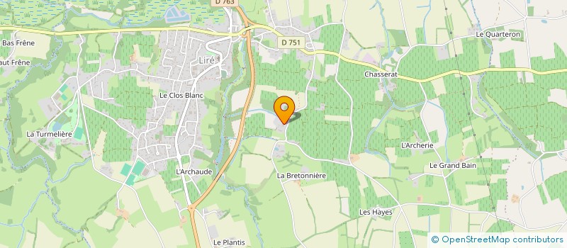 localisation de l'entreprise MONSIEUR PHILIPPE PAITIER à OREE D'ANJOU