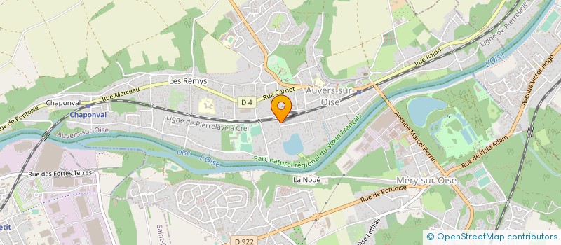 localisation de l'entreprise MONSIEUR PHILIPPE PAJDA à AUVERS-SUR-OISE