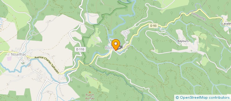 localisation de l'entreprise MONSIEUR PHILIPPE PALIS  BOISSEZON