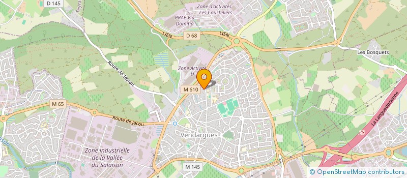 localisation de l'entreprise MONSIEUR PHILIPPE PALMADE à VENDARGUES