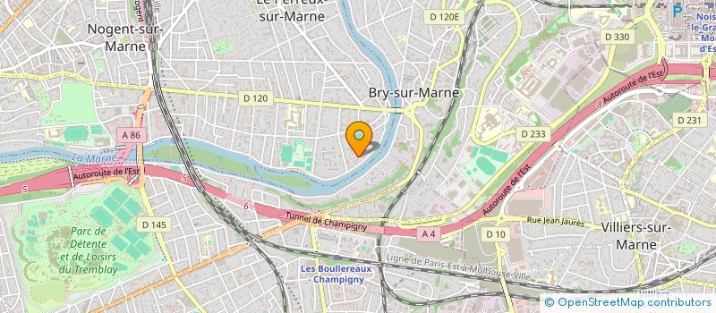 localisation de l'entreprise MONSIEUR PHILIPPE PALMIERI à LE PERREUX-SUR-MARNE