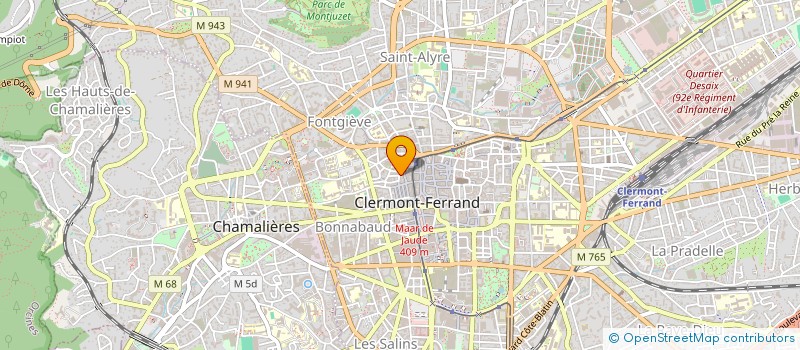 localisation de l'entreprise MONSIEUR PHILIPPE PANNETIER à CLERMONT-FERRAND