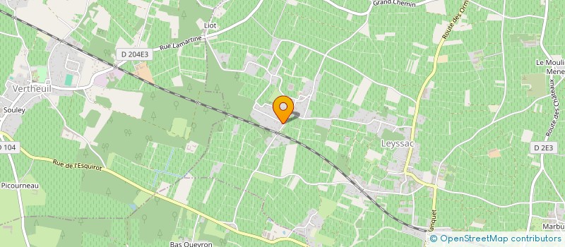 localisation de l'entreprise MONSIEUR PHILIPPE PANSIER  SAINT-ESTEPHE