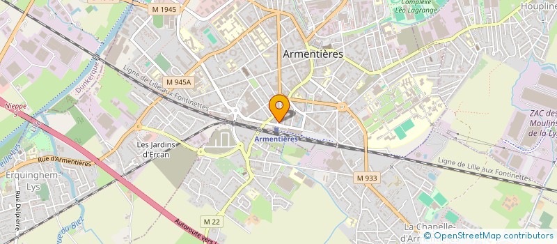 localisation de l'entreprise MONSIEUR PHILIPPE PAOLI à ARMENTIERES