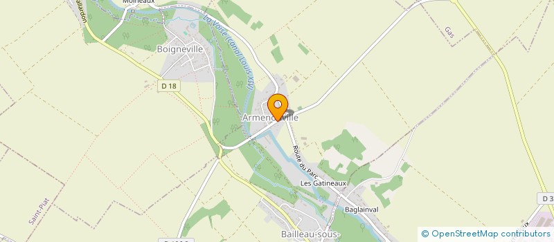 localisation de l'entreprise MONSIEUR PHILIPPE PAPIN à BAILLEAU-ARMENONVILLE