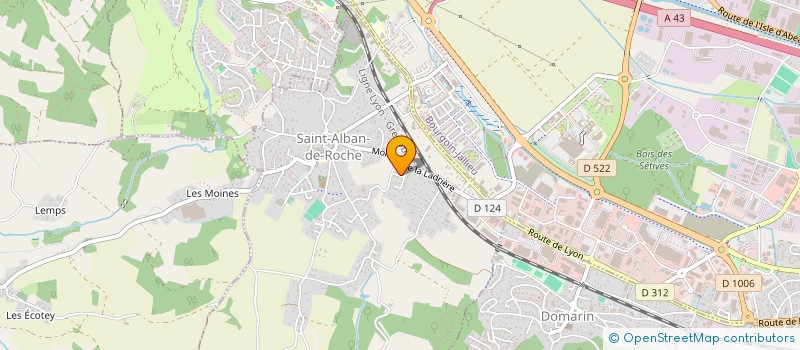 localisation de l'entreprise MONSIEUR PHILIPPE PARENT  SAINT-ALBAN-DE-ROCHE