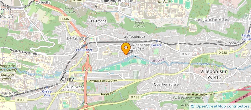 localisation de l'entreprise MONSIEUR PHILIPPE PARENT à ORSAY