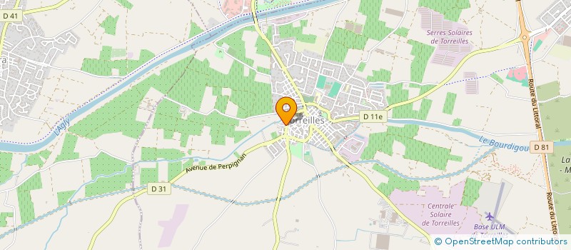 localisation de l'entreprise MONSIEUR PHILIPPE PARIOLLAUD  TORREILLES