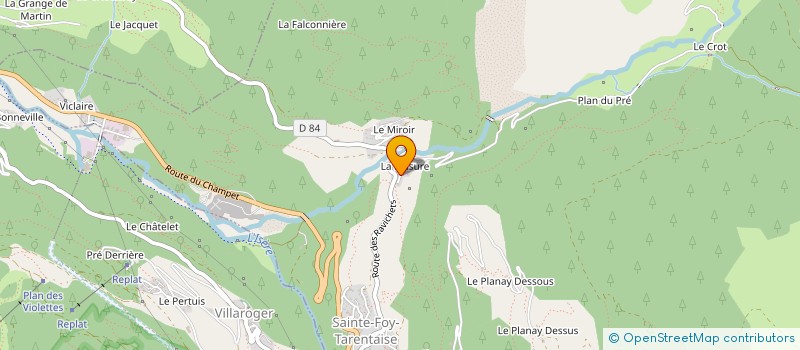 localisation de l'entreprise MONSIEUR PHILIPPE PARIS à SAINTE-FOY-TARENTAISE