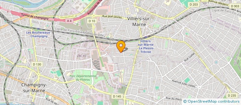localisation de l'entreprise MONSIEUR PHILIPPE PARIS à VILLIERS-SUR-MARNE