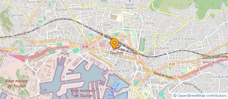 localisation de l'entreprise MONSIEUR PHILIPPE PARISI  TOULON