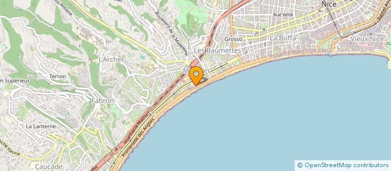 localisation de l'entreprise MONSIEUR PHILIPPE PARISOT à NICE