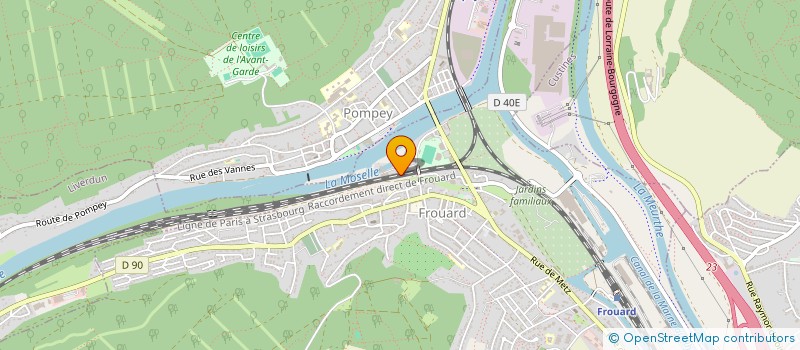 localisation de l'entreprise MONSIEUR PHILIPPE PARISOT  FROUARD