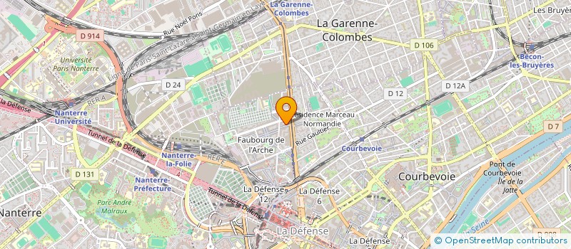localisation de l'entreprise MONSIEUR PHILIPPE PARIZET à COURBEVOIE