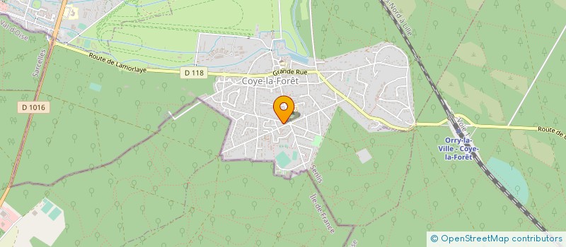 localisation de l'entreprise MONSIEUR PHILIPPE PARLEBAS à COYE-LA-FORET