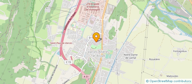 localisation de l'entreprise MONSIEUR PHILIPPE PARODI  VARCES-ALLIERES-ET-RISSET