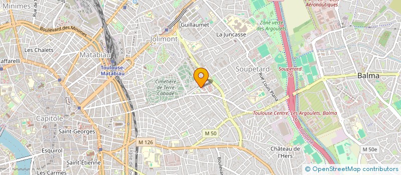 localisation de l'entreprise MONSIEUR PHILIPPE PARRIEL à TOULOUSE