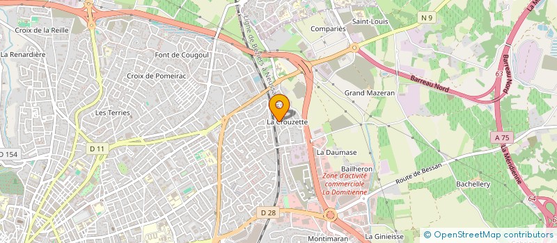 localisation de l'entreprise MONSIEUR PHILIPPE PASCAL-MOUSSELARD à BEZIERS