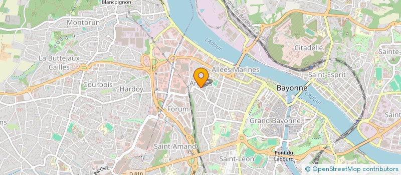 localisation de l'entreprise MONSIEUR PHILIPPE PASCASSIO COMTE à BAYONNE
