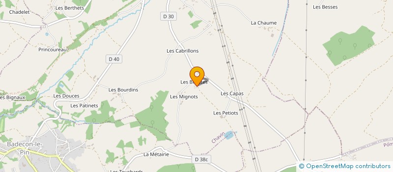 localisation de l'entreprise MONSIEUR PHILIPPE PASCAUD à CHAVIN