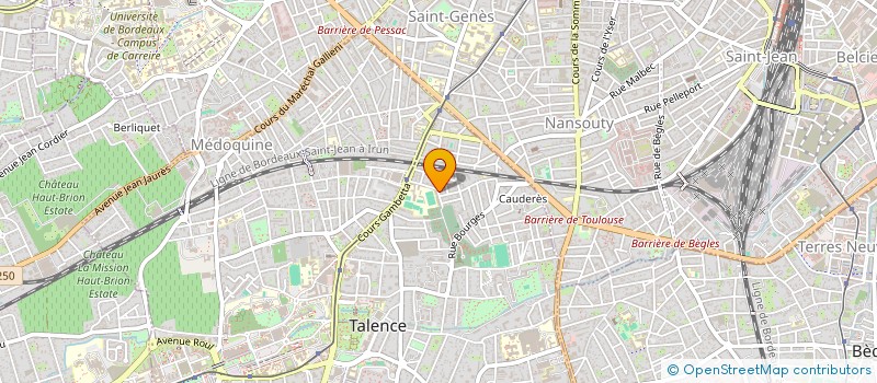 localisation de l'entreprise MONSIEUR PHILIPPE PASCUAL  TALENCE