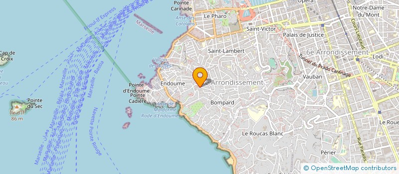 localisation de l'entreprise MONSIEUR PHILIPPE PASSELEGUE à MARSEILLE