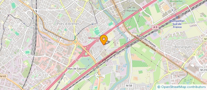 localisation de l'entreprise MONSIEUR PHILIPPE PASTRIE  LATTES