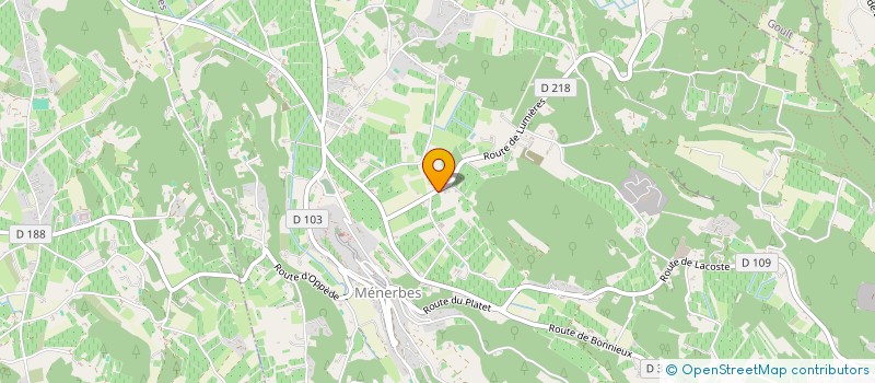 localisation de l'entreprise MONSIEUR PHILIPPE PAUL PASCAL ANDRIEUX  MENERBES