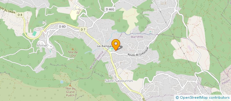 localisation de l'entreprise MONSIEUR PHILIPPE PAVIA  SAINT-SAVOURNIN